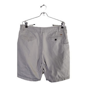 Dockers Men's Beige 100% Cotton Relaxed Fit Flat Front Casual Shorts Size 34